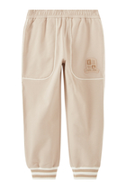 Kids Logo Crest Cotton Joggers