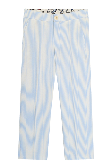 Kids Striped Trousers