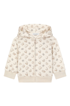 Kids DG Logo Hooded Cardigan