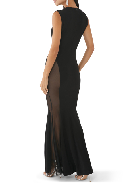 Sleeveless Fishtail Gown