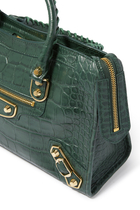 Metallic Edge Small City Bag