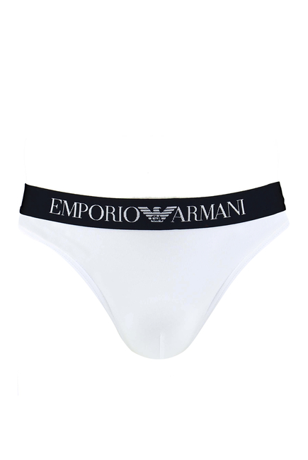 Buy Emporio Armani Microfiber Logo Briefs for | Bloomingdale's Kuwait