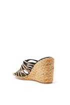 Calie 95 Raffia Wedge Sandals