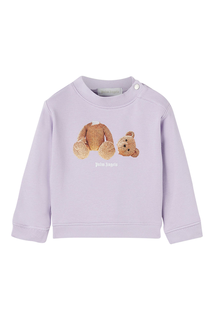 Kids Teddy Bear Crewneck Sweatshirt