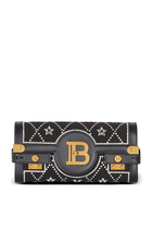 B-Buzz Pouch 23 Satin and Crystals Clutch