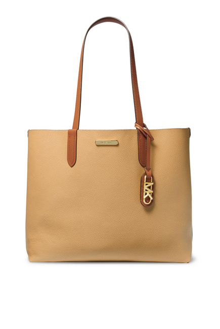 Eliza Extra-Large Pebbled Leather Reversible Tote Bag