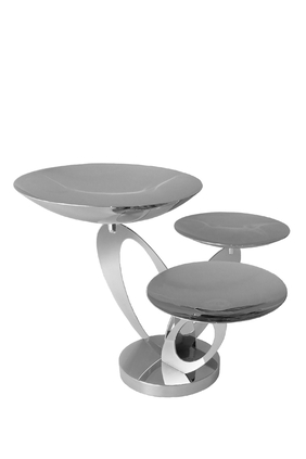 Stainless Steel Revolving Stand With 3 Plates