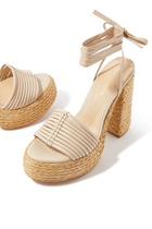 Paciana 125 Platform Leather Sandals