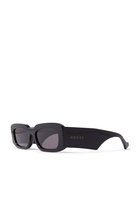 Rectangular Acetate Sunglasses