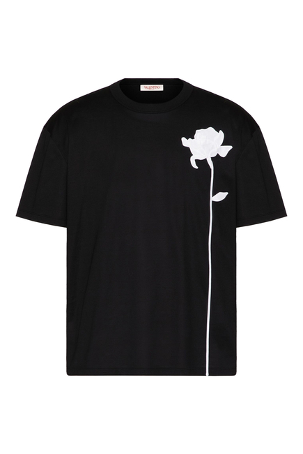 Floral Embroidered T-Shirt