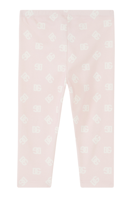 Kids All-Over Logo Leggings