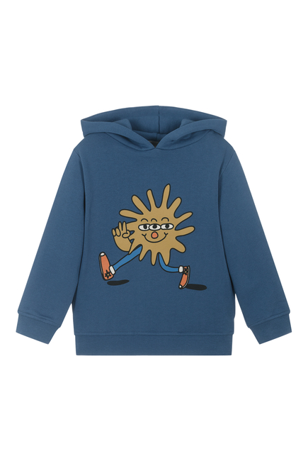 Kids Printed Hooded Sweatshirt