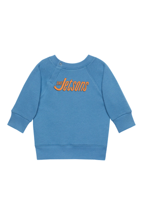 Kids Jetsons Printed Cotton Sweatshirt
