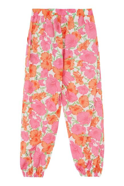 Floral Print Jogging Pants