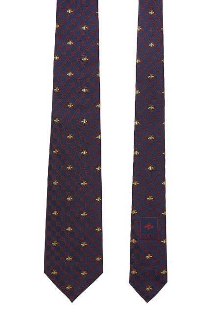 GG Bees Silk Tie