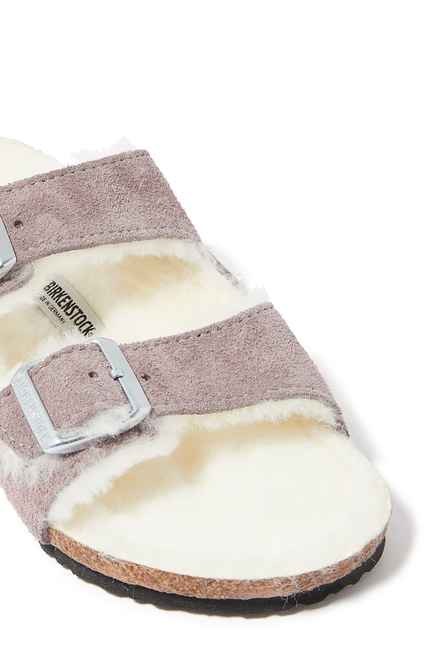 Kids Arizona Shearling Suede Leather