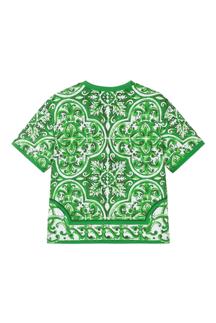 Kids Majolica Print Jersey T-Shirt