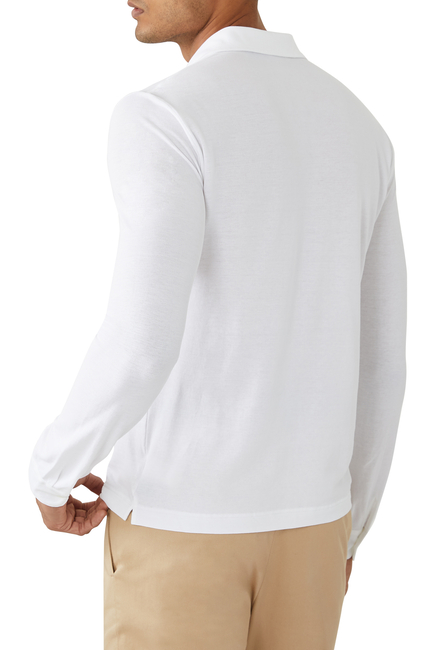 Zanone Long-Sleeve Polo Shirt