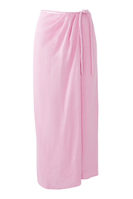 Lea Midi Wrap Skirt