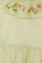 Embroidery Silk Dress