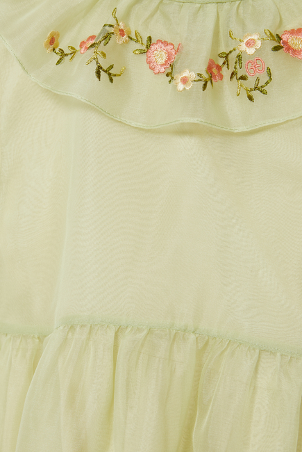 Embroidery Silk Dress