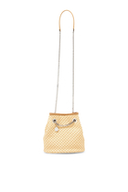 Eco-Woven Raffia Bucket Bag