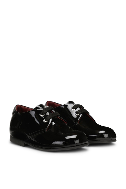 Kids Derby Patent Leather Shoes