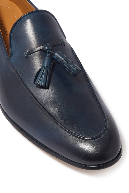 Aston Tassel Leather Loafers