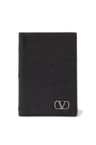  VLogo Large Pattern Card Holder