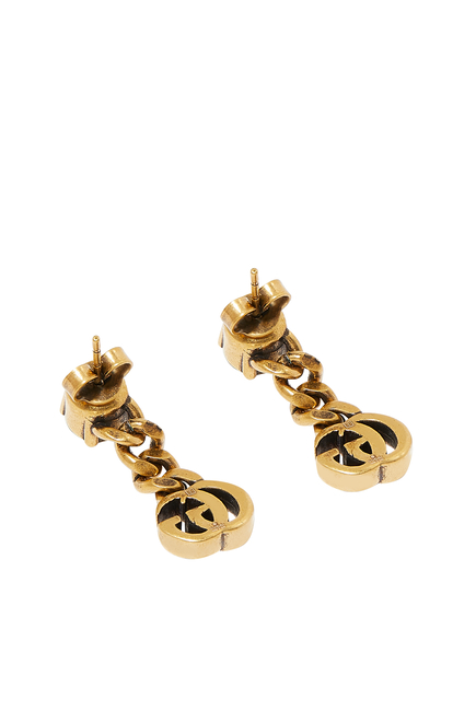 Crystal Double G Earrings