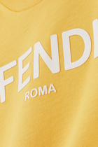 Roma Logo Cotton T-Shirt