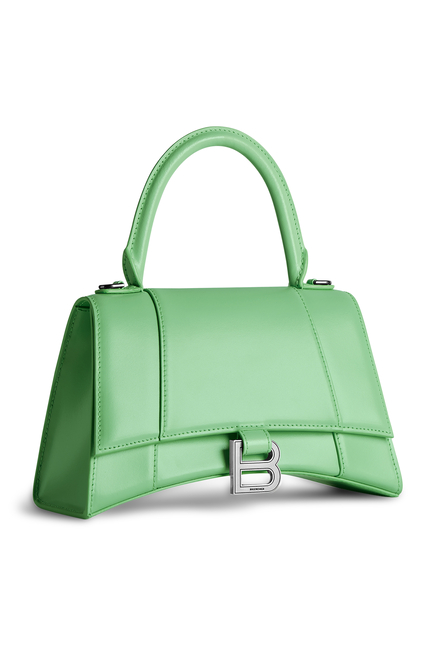 Buy Balenciaga Hourglass Small Top Handle Bag for Womens | Bloomingdale ...