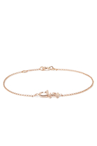 Hobb Bracelet, 18k Pink Gold & Diamonds