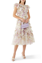 Wisteria Ruffle Lace Ballerina Dress