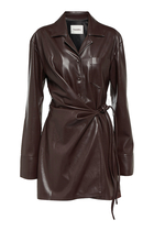 Xaviera Okobor™ Alt-Leather Mini Dress