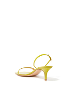 Ribbon 55 Kitten Patent Leather Sandals