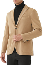 Montedero Single-Breasted Cotton Cashmere Drill Jacket