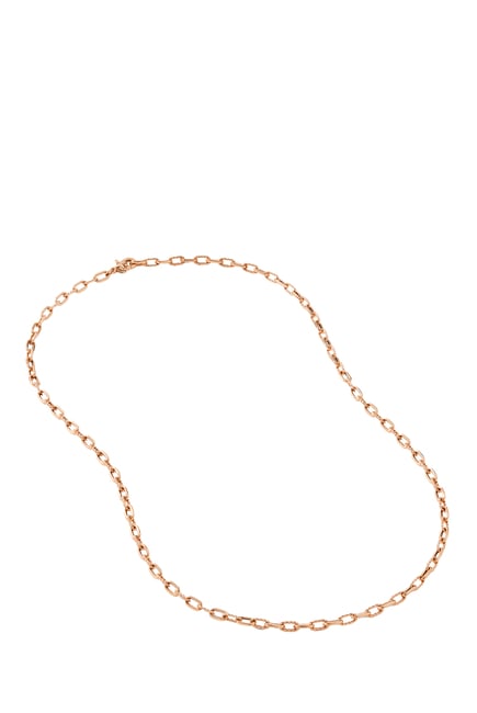 Madison 18in Chain Necklace, 18k Pink Gold