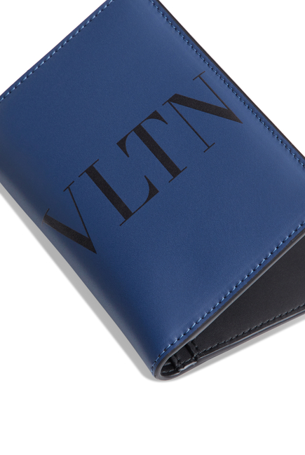 Valentino Garavani VLTN Leather Card Case
