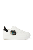 Laney Platform Eye Leather Sneakers