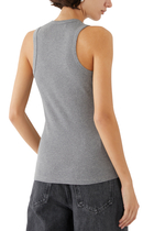 Ribbed Cotton Tank Top