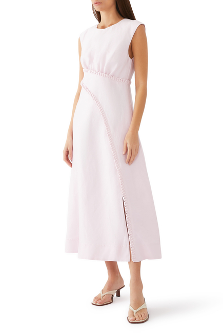 Asta Whipstitch Midi Dress