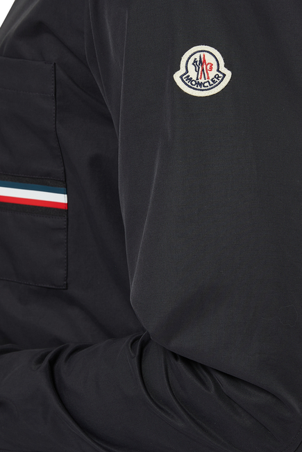 Tricolor Accent Overshirt
