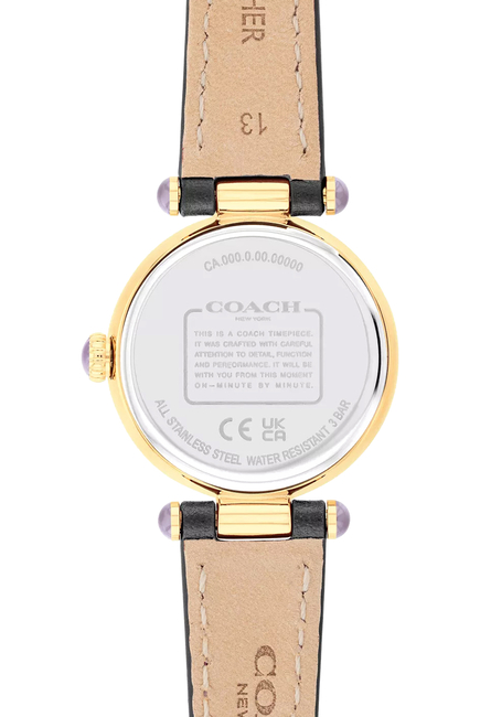 Cary Leather Band Watch