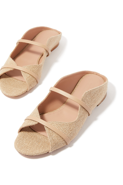 Norah Open Toe Flat Slides