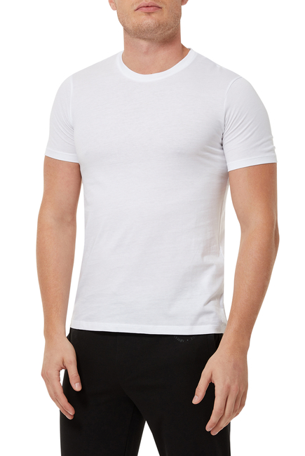 Buy Armani Exchange Pima Cotton Slim-Fit T-Shirt for Mens | Bloomingdale's  Kuwait
