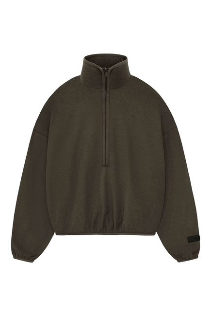 Half-Zip Mockneck Sweatshirt