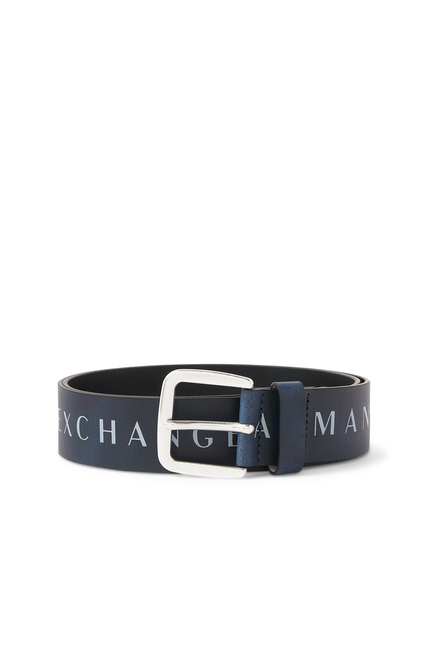 Logo Print Belt