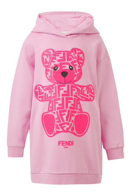 Kids Bear Sweatshirt Dress