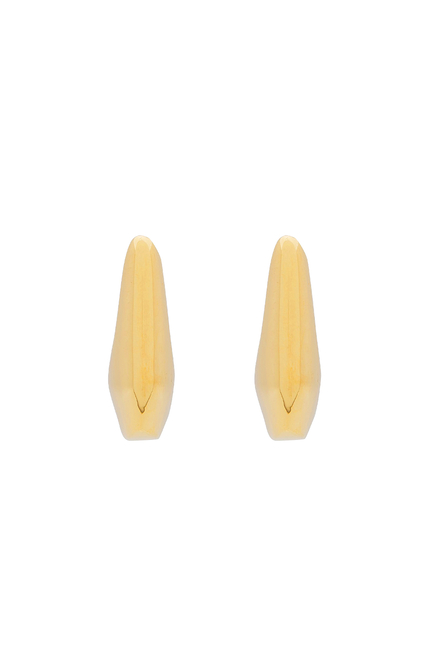 Lucy Williams Mini Graduated Hoops, 18k Gold Plated Vermeil on Sterling Silver